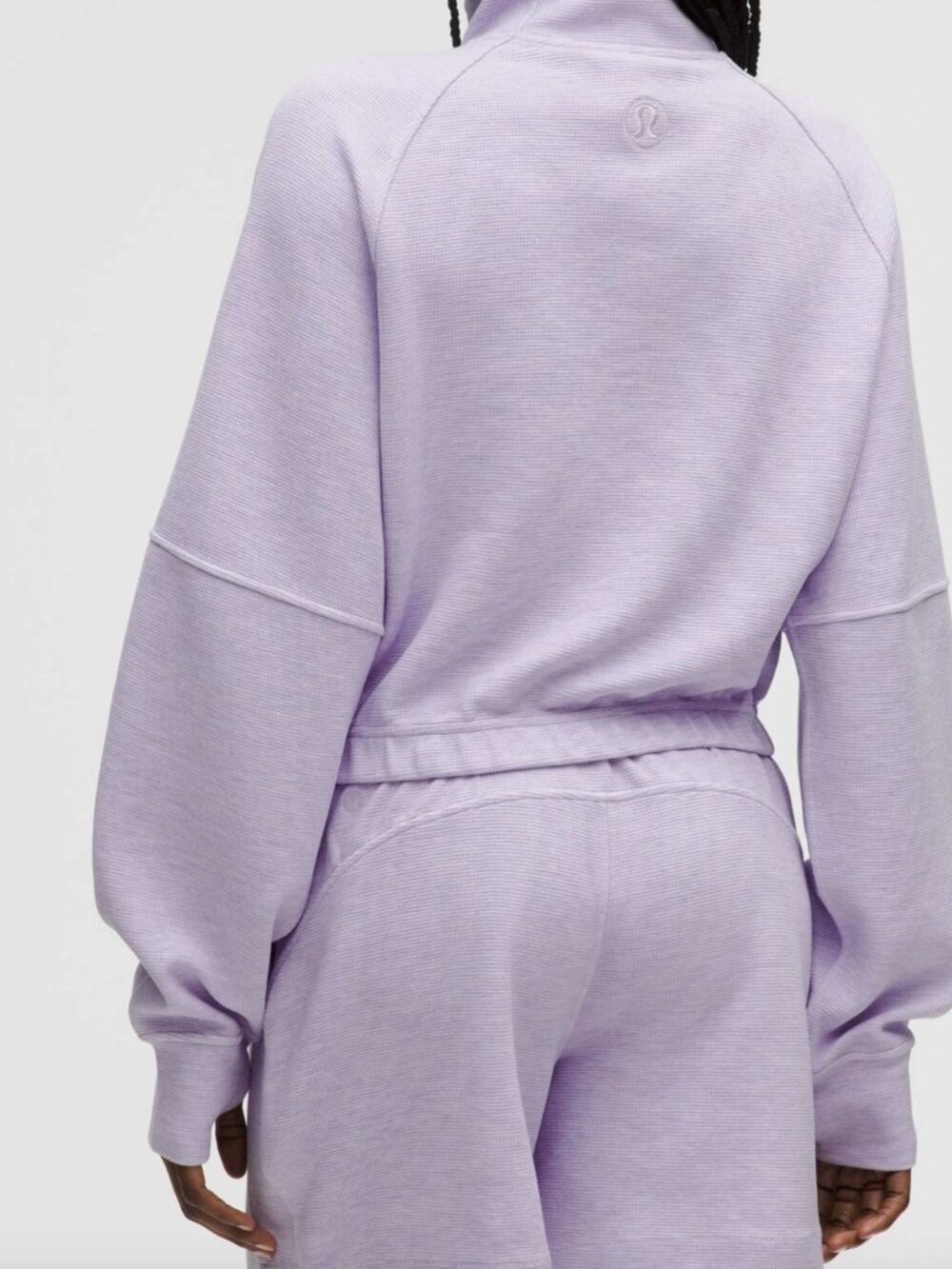 lululemon athletica Scuba Cropped Funnel-Neck Half Zip Waffle NWT - Picture 6 of 7